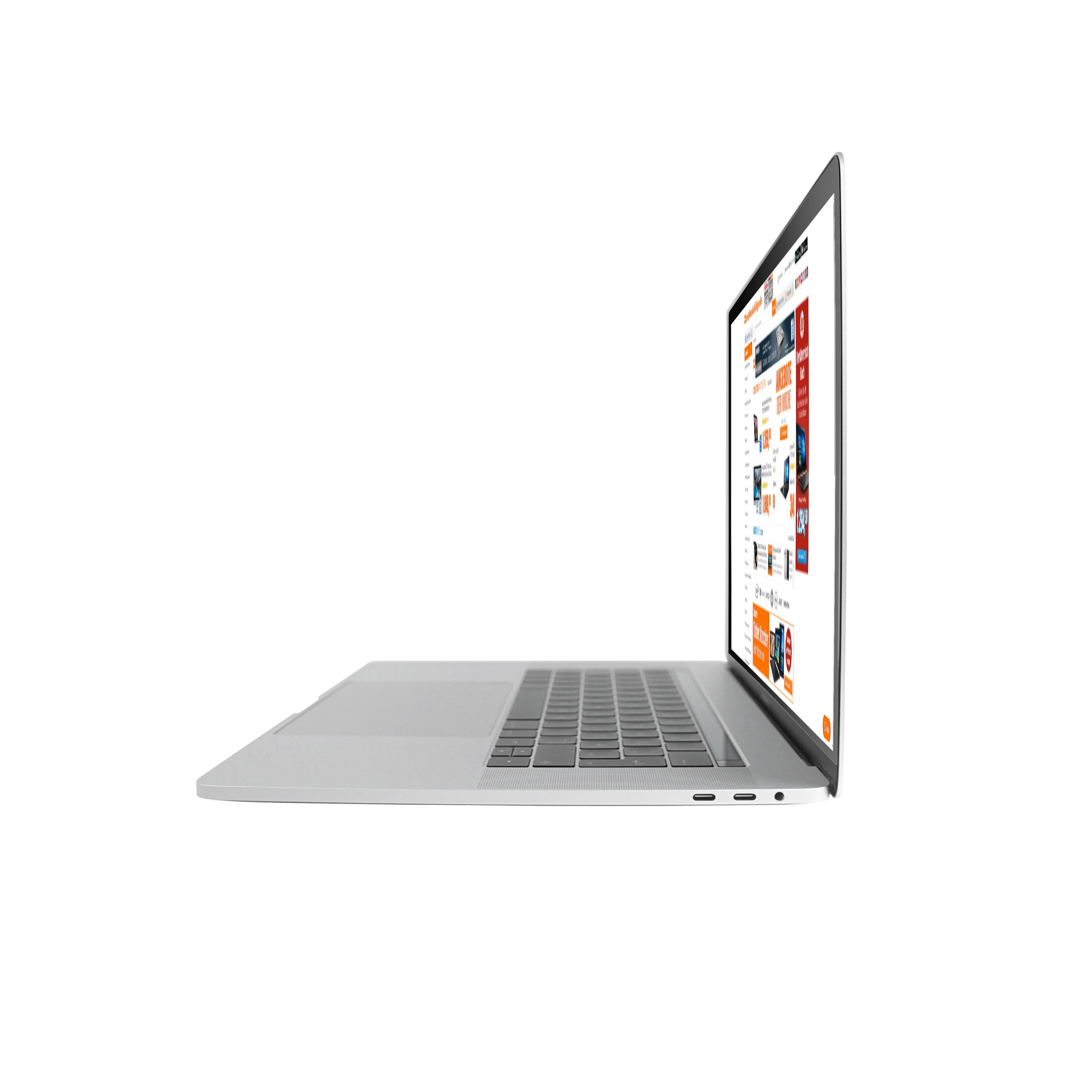Apple MacBook Pro 2018 | 15.4" | i7-8850H | 32GB | 512GB SSD | Touch Bar | Radeon Pro 560X | silber | DE