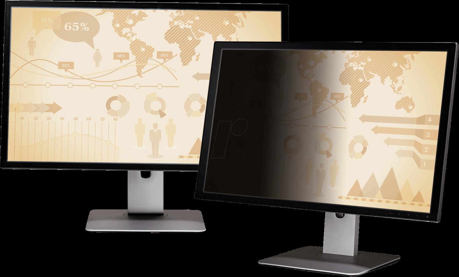 3M Blickschutzfilter für 25 Zoll Breitbild-Monitore | 16:9 Format