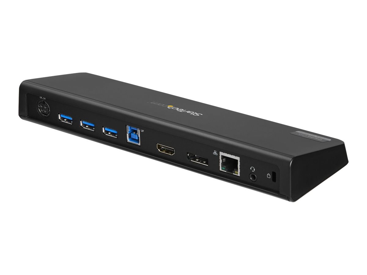 StarTech.com USB 3.0 Docking Station | Universal für Laptops - Mac und Windows | ohne Netzteil | ohne Kabel