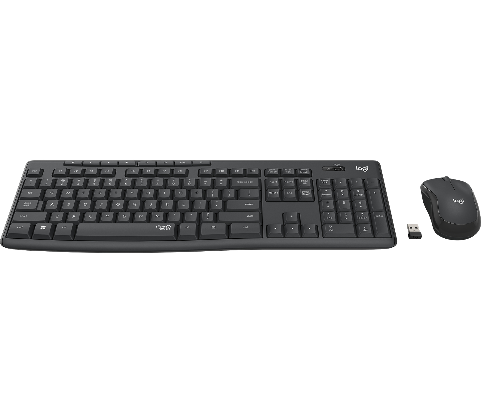 Logitech MK295 Silent Wireless Combo | Tastatur-und-Maus-Set | Portugiesisch